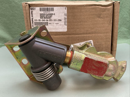 NEW GENUINE PHILLIPS 12-4548 Emergency Glad Hand, Red, Cast Iron IMPERIAL 90831