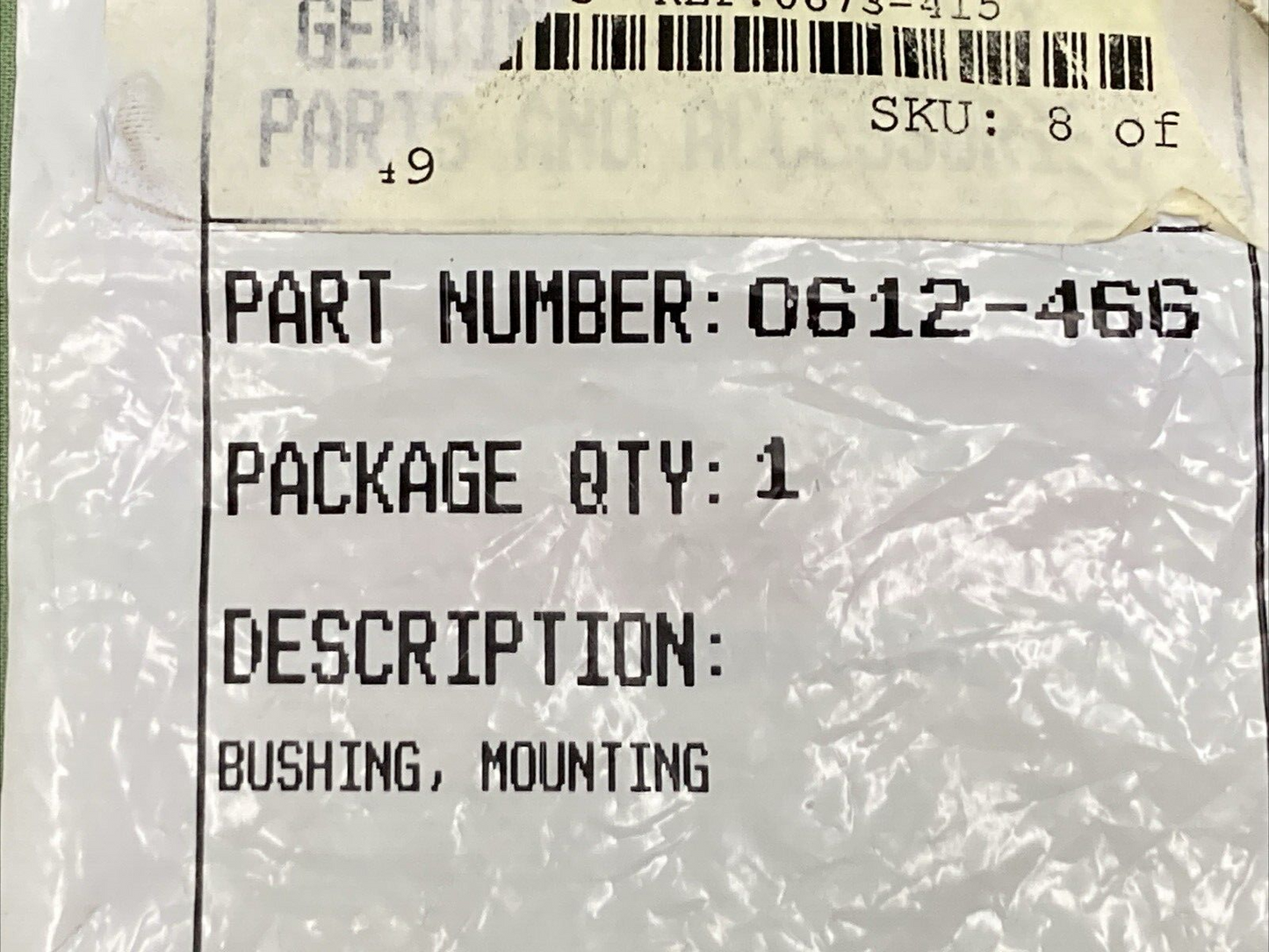 NEW GENUINE ARCTIC CAT 0612-466 BUSHING MOUNTING EXHAUST PIPE