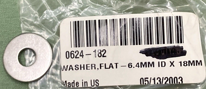 NEW GENUINE ARCTIC CAT 0624-182 WASHER FLAT 6.4mm ID X 18mm OD X 1.6T