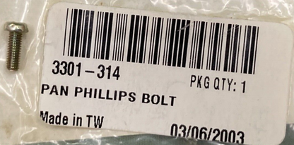 NEW GENUINE ARCTIC CAT 3301-314 PAN PHILLIPS BOLT