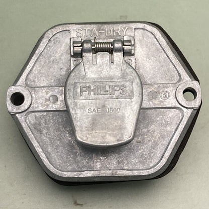 NEW GENIUNE PHILLIPS 90-760 7-WAY EXT BARREL SOCKET W/O CIRCUIT BREAKER