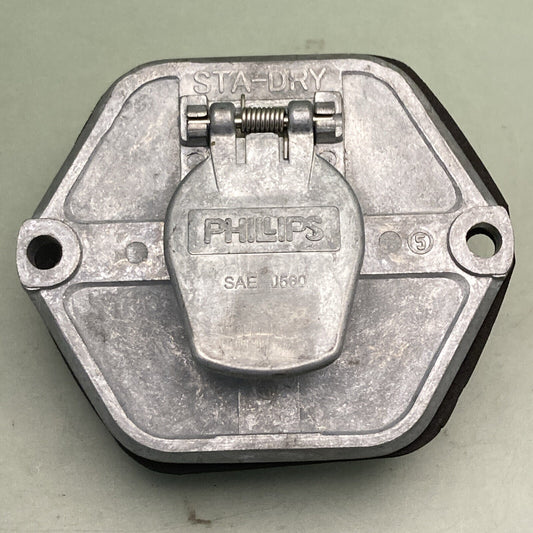 NEW GENIUNE PHILLIPS 90-760 7-WAY EXT BARREL SOCKET W/O CIRCUIT BREAKER