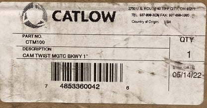 NEW GENUINE CATLOW CTM100 1" Cam Twist Magnetic Reconnectable Breakaway