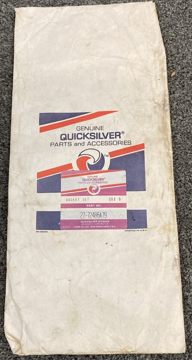 NEW MERCURY QUICKSILVER 27-72486A79 POWERHEAD GAS SET CARB LNK OUTBOARD 50HP INC