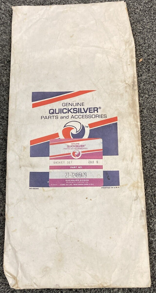 NEW MERCURY QUICKSILVER 27-72486A79 POWERHEAD GAS SET CARB LNK OUTBOARD 50HP INC
