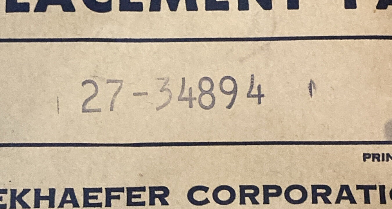NEW GENUINE MERCURY QUICKSILVER 27-34894 GASKET INK MAN MERC 190 GM V8