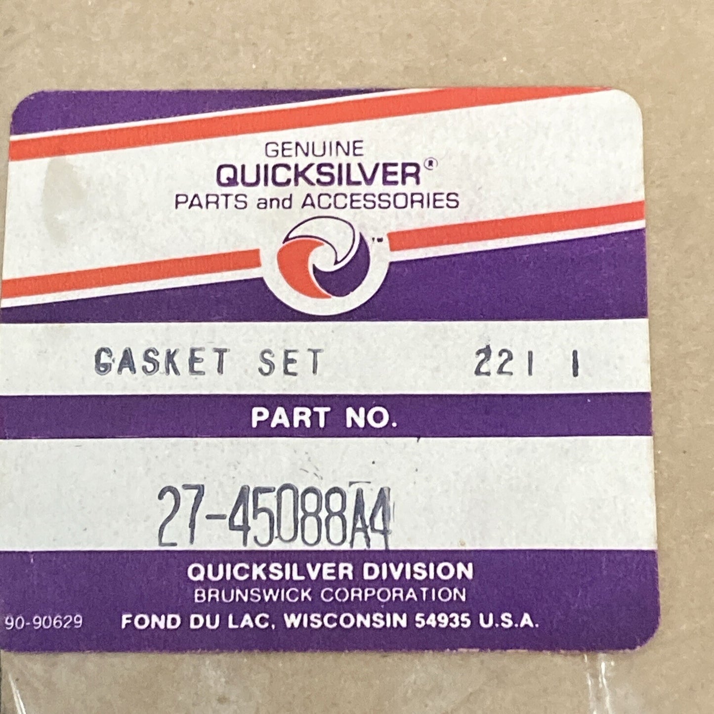 NEW MERCURY QUICKSILVER 27-45088A4 ENGINE GASKET SET MERC MARINE 200 INCOMPLETE
