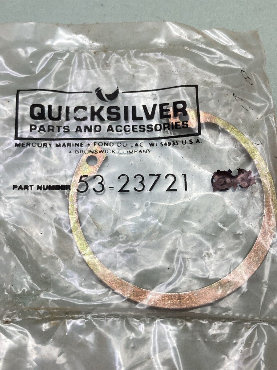 NEW GENUINE MERCURY QUICKSILVER 53-23721 RETAINING RING DSH HSNG OUTBOARD 20HP