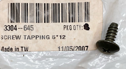 QTY 3 NEW REPLACES ARCTIC CAT 3304-645 SCREW, SELF-TAPPING - 5 x 12