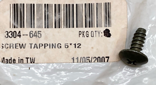 QTY 3 NEW REPLACES ARCTIC CAT 3304-645 SCREW, SELF-TAPPING - 5 x 12