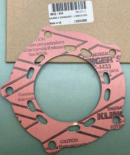 NEW REPLACES ARCTIC CAT 0612-914 GASKET, EXHAUST-CORELESS