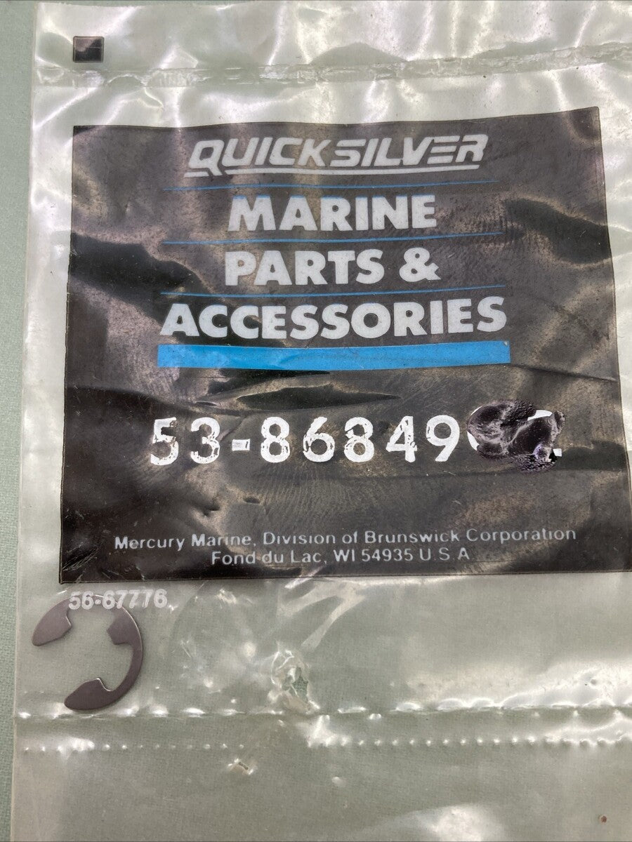 QTY 2 NEW GENUINE MERCURY QUICKSILVER 53-86849 RETAINING RING