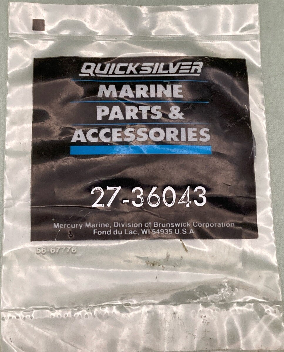 QTY 2 NEW GENUINE MERCURY QUICKSILVER 27-36043 Gimbal Housing Connector Gasket