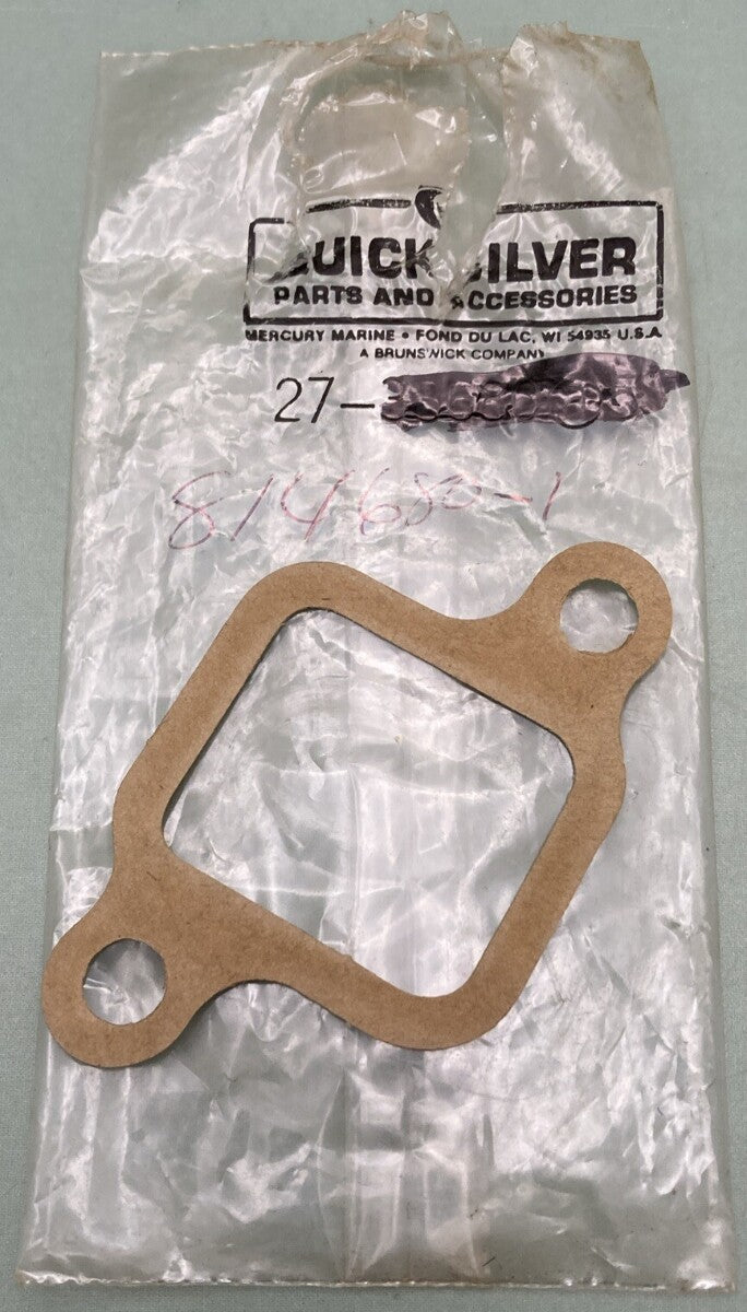 QTY 2 NEW GENUINE MERCURY QUICKSILVER 27-814680-1  GASKET THERMOSTAT HSNG