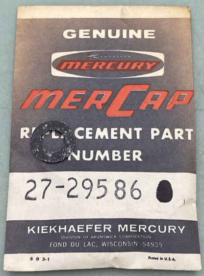 QTY 6 NEW MERCURY QUICKSILVER 27-29586  GASKET G HSNG ASM COMP OUTBOARD 50-100HP