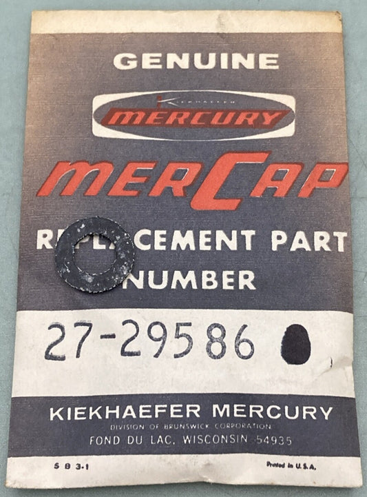 QTY 6 NEW MERCURY QUICKSILVER 27-29586  GASKET G HSNG ASM COMP OUTBOARD 50-100HP