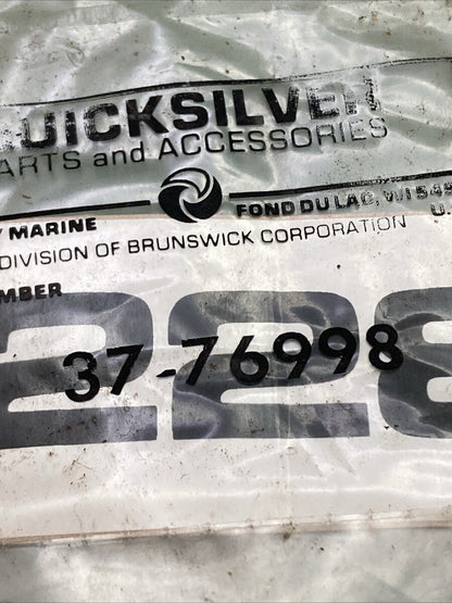 NEW GENUINE MERCURY QUICKSILVER 37-76998 DECAL