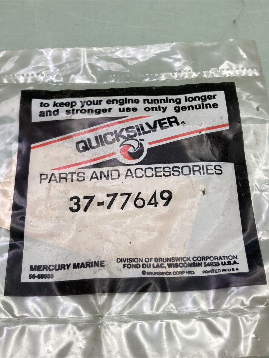 NEW GENUINE MERCURY QUICKSILVER 37-77649 DECAL, 898