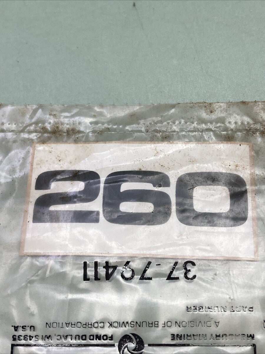 NEW GENUINE MERCURY QUICKSILVER 37-79411 DECAL
