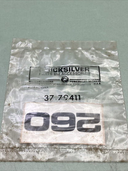 NEW GENUINE MERCURY QUICKSILVER 37-79411 DECAL