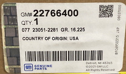 NEW GENUINE GM 22766400 WEATHERSTRIP DRIVER SIDE FRONT DOOR 13'