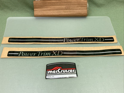 NEW GENUINE MERCURY QUICKSILVER 37-13682 PARTIAL DECAL SET