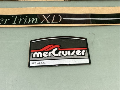 NEW GENUINE MERCURY QUICKSILVER 37-13682 PARTIAL DECAL SET