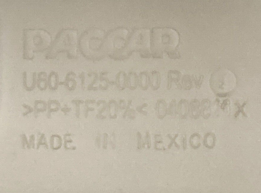 NEW GENUINE PACCAR U60-6125-0731 Trim 3" Drawer Front GRAY