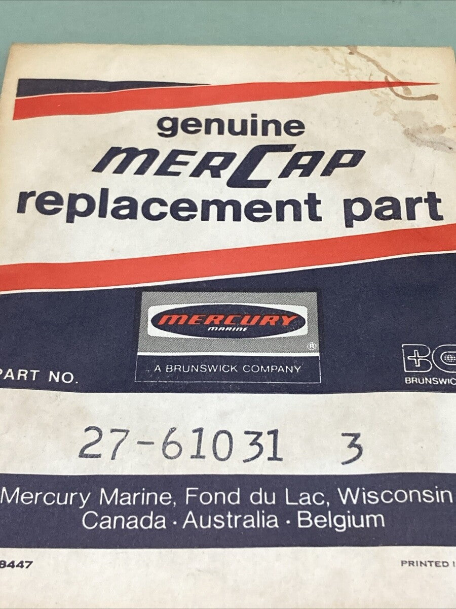 QTY 2 NEW GENUINE MERCURY 27-61031 IGNITION DRIVER COVER GASKET