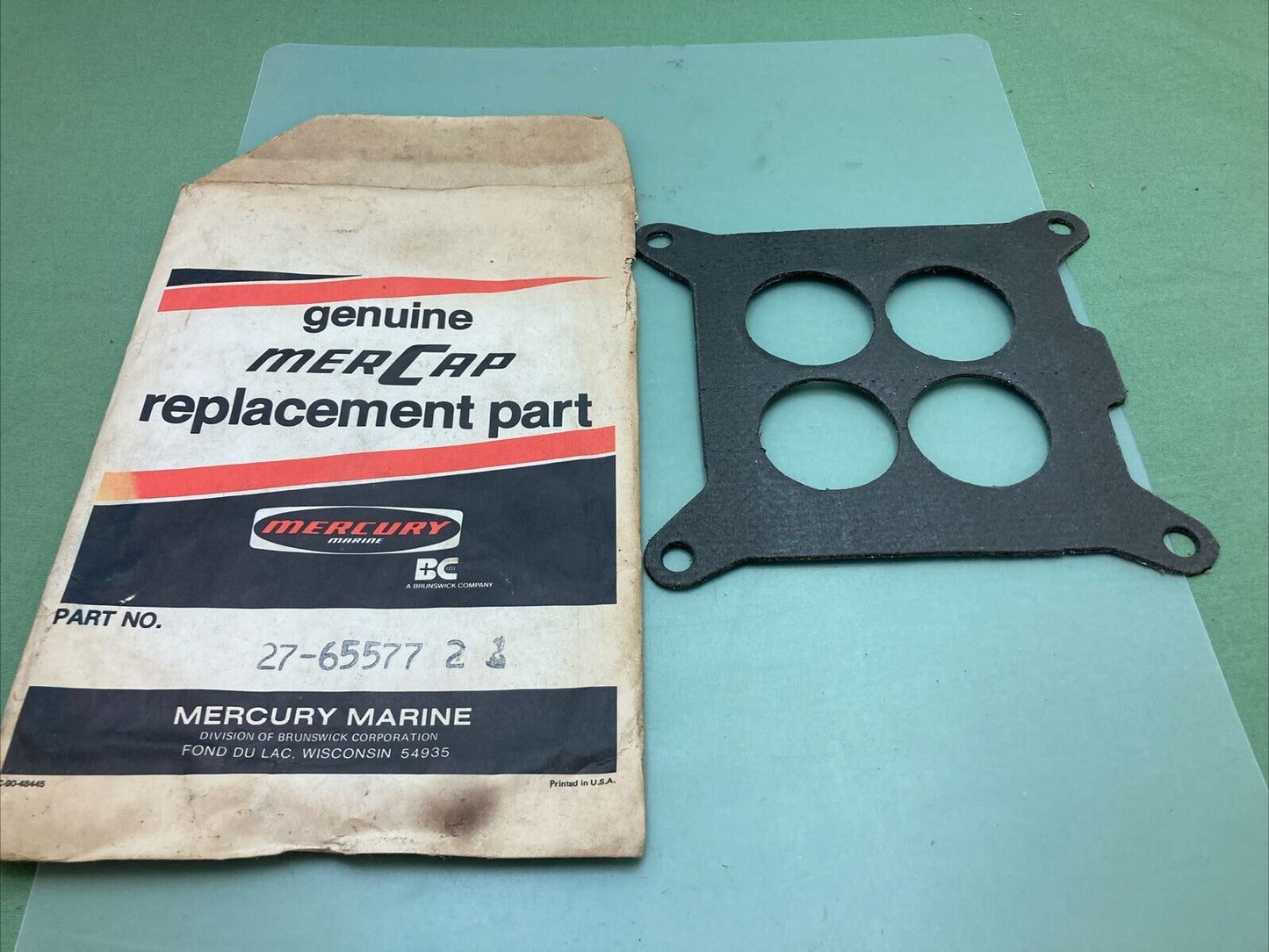 NEW GENUINE MERCURY 27-65577 CARBURETOR GASKET