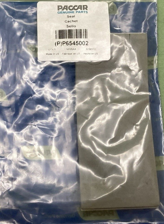 NEW GENUINE PACCAR P6545002 SEAL EXPANSION VALVE SELF ADHESIVE BACKING