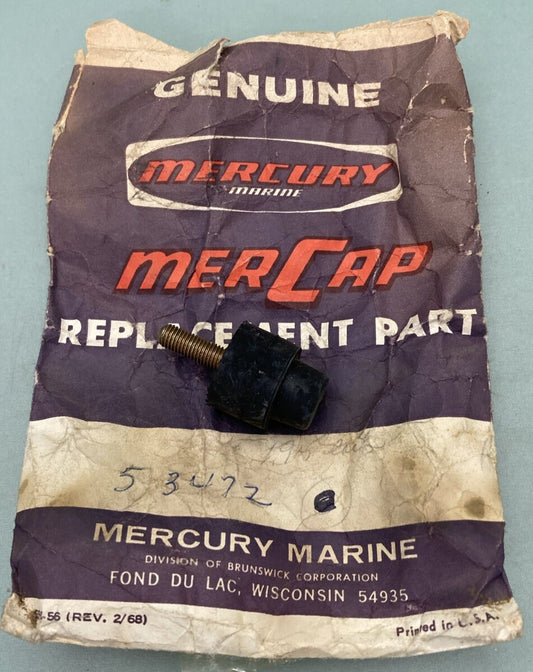 NEW GENUINE MERCURY QUICKSILVER 53472 MOUNT RUBBER COWL OUTBOARD 40HP