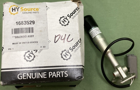 NEW GENUINE HYSOURCE 1683529 SOLENOID ASSEMBLY MANUAL SPOOL LOCK HYSTER
