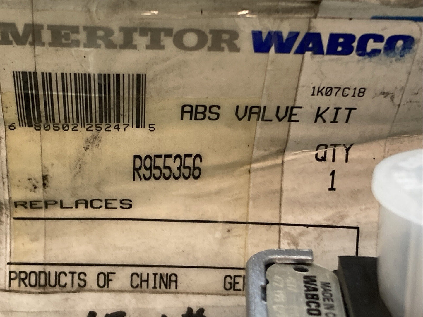 NEW GENUINE MERITOR WABCO R955356 ABS VALVE KIT W0400611030