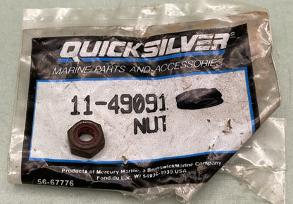 QTY 4 NEW GENUINE MERCURY QUICKSILVER 11-49091 NUT CON ROD OUTBOARD 115 140HP