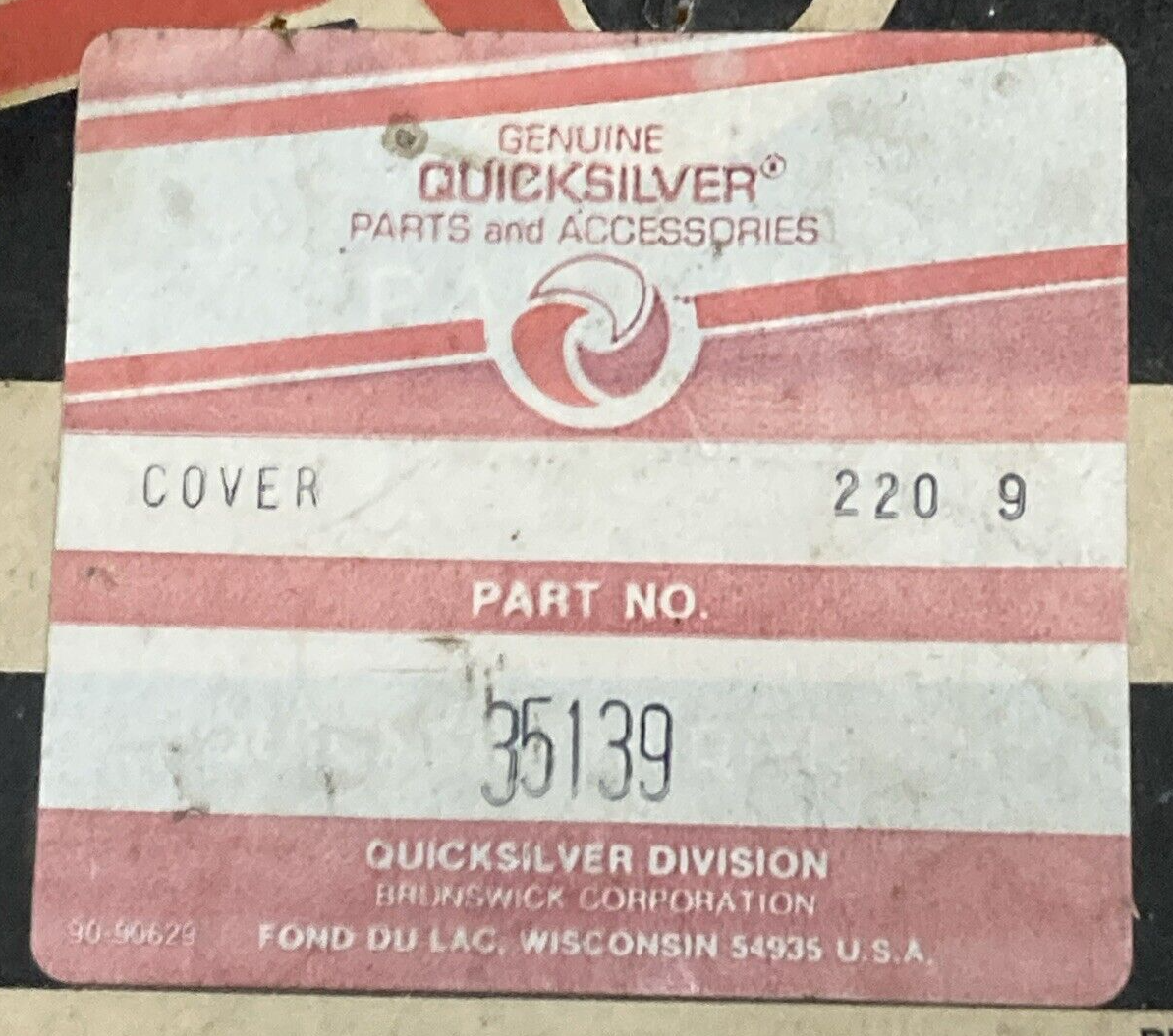 NEW GENUINE MERCURY QUICKSILVER 35139 COVER INNER WATEJCKT MERC 110 GM 153 I  L4