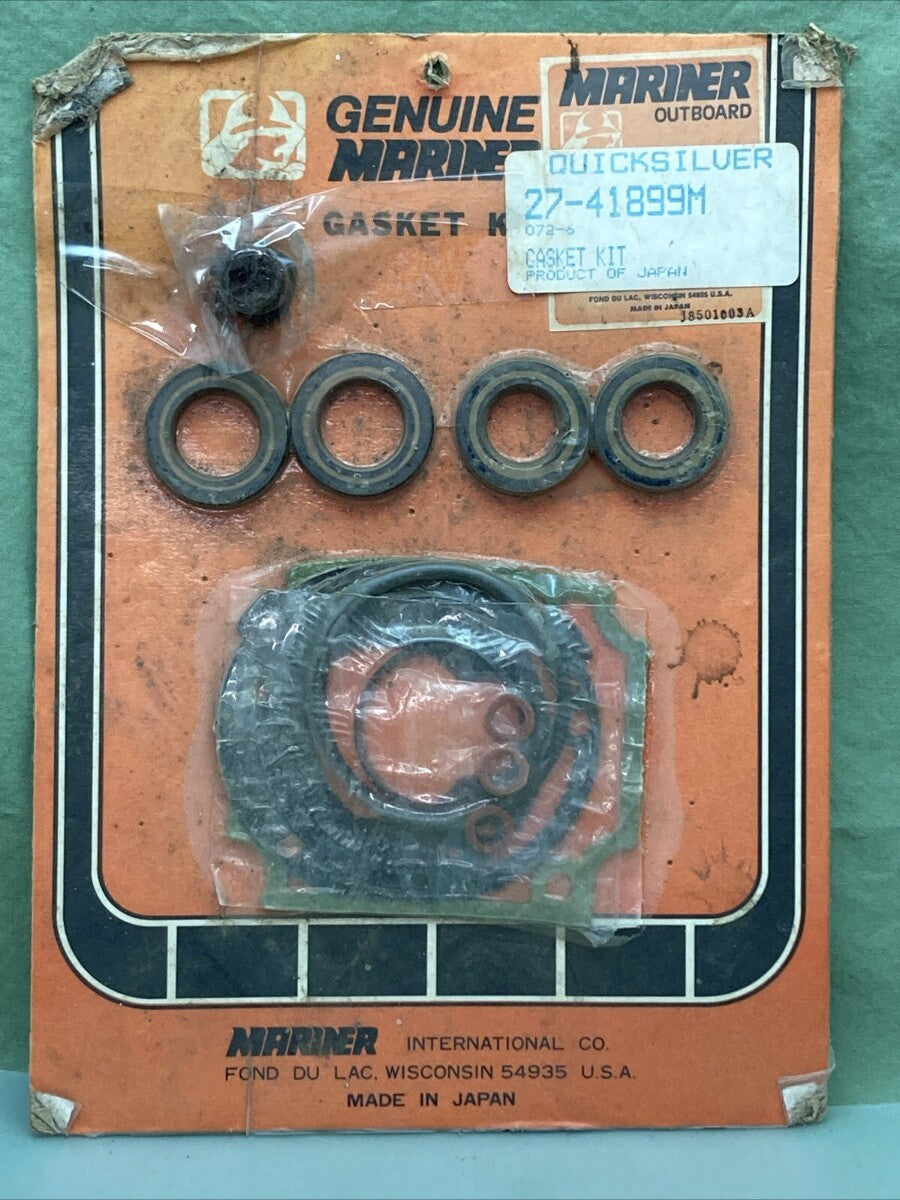 NEW GENUINE MERCURY 27-41899M LOWER UNIT GASKET SET