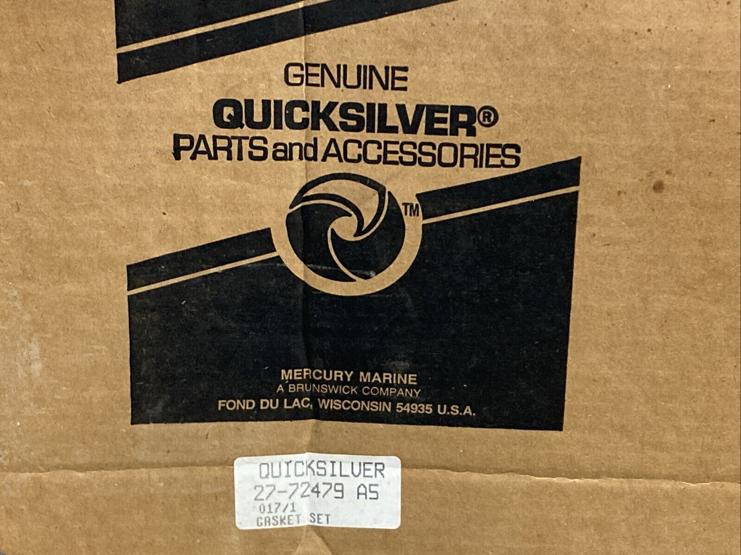NEW GENUINE MERCURY 27-72479 OVERHAUL GASKET SET, INCOMPLETE SET
