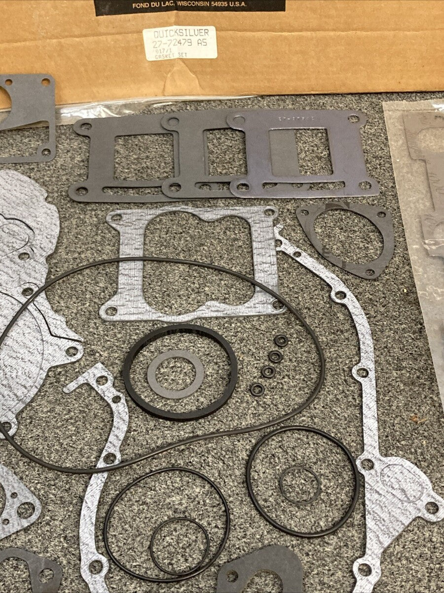 NEW GENUINE MERCURY 27-72479 OVERHAUL GASKET SET, INCOMPLETE SET