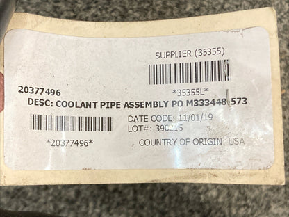 NEW REPLACES VOLVO 20377496 SS Coolant Tube, 3/4" Diameter