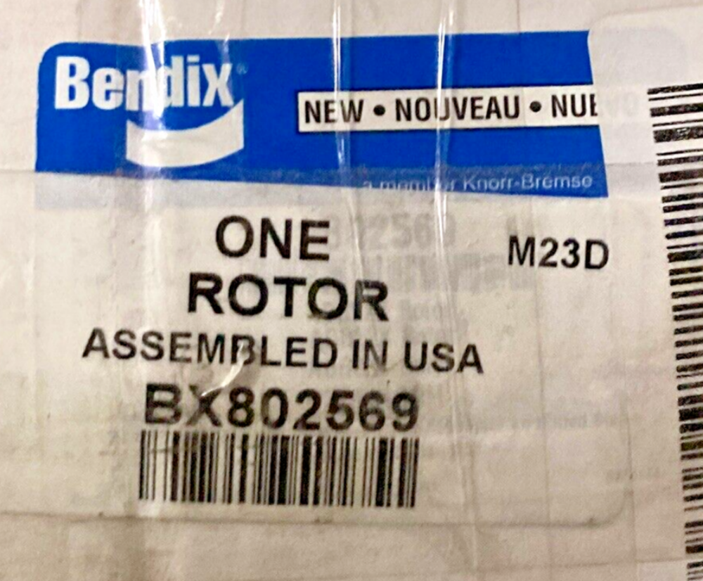 NEW GENUINE BENDIX BX802569 ROTOR NAVISTAR INTERNATIONAL TRUCK