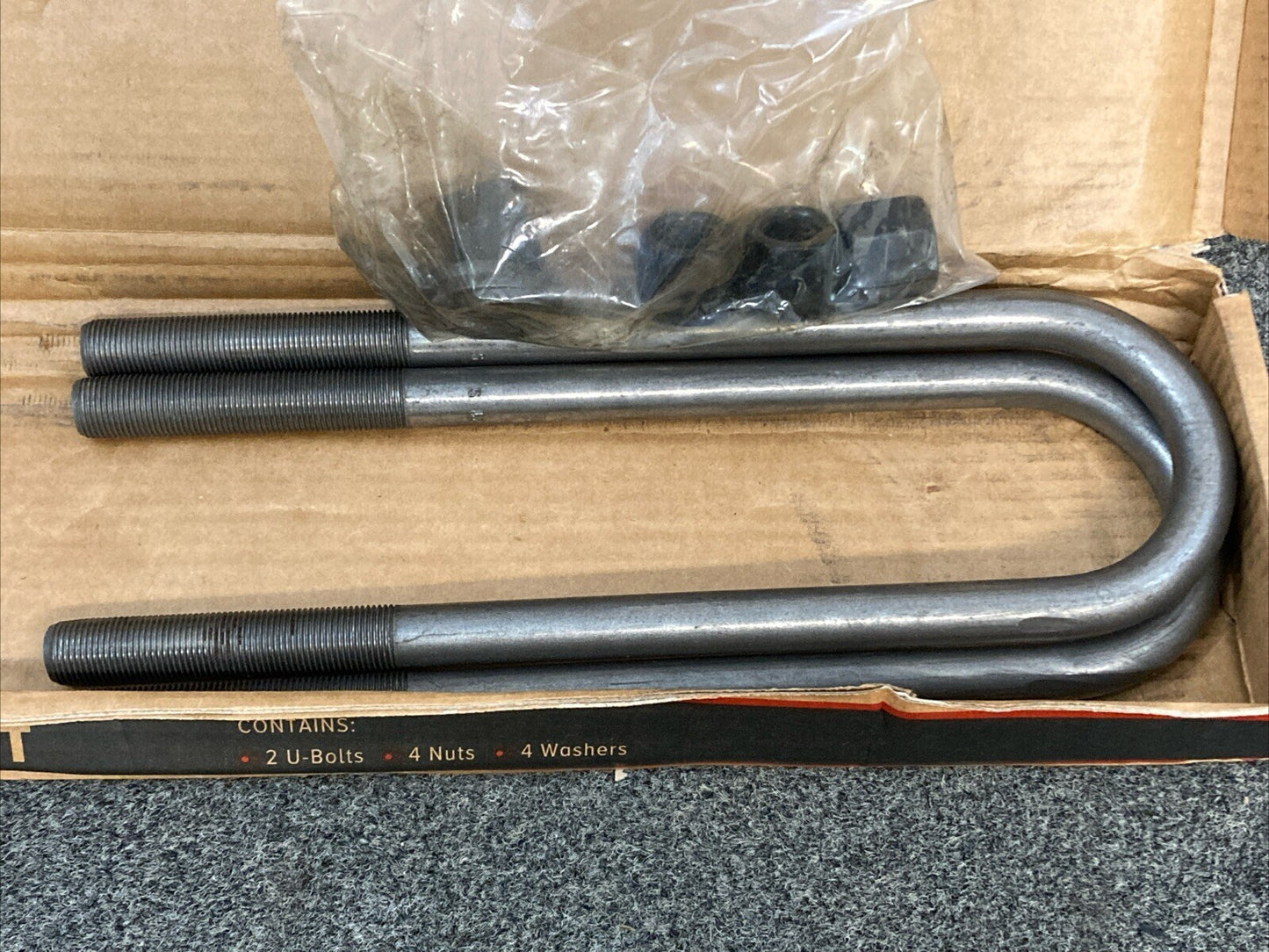 NEW GENUINE OTR 8-1212K Round U-Bolt Kit, 3/4" Dia., 3-" W x 12-5/8" L, Grade 8