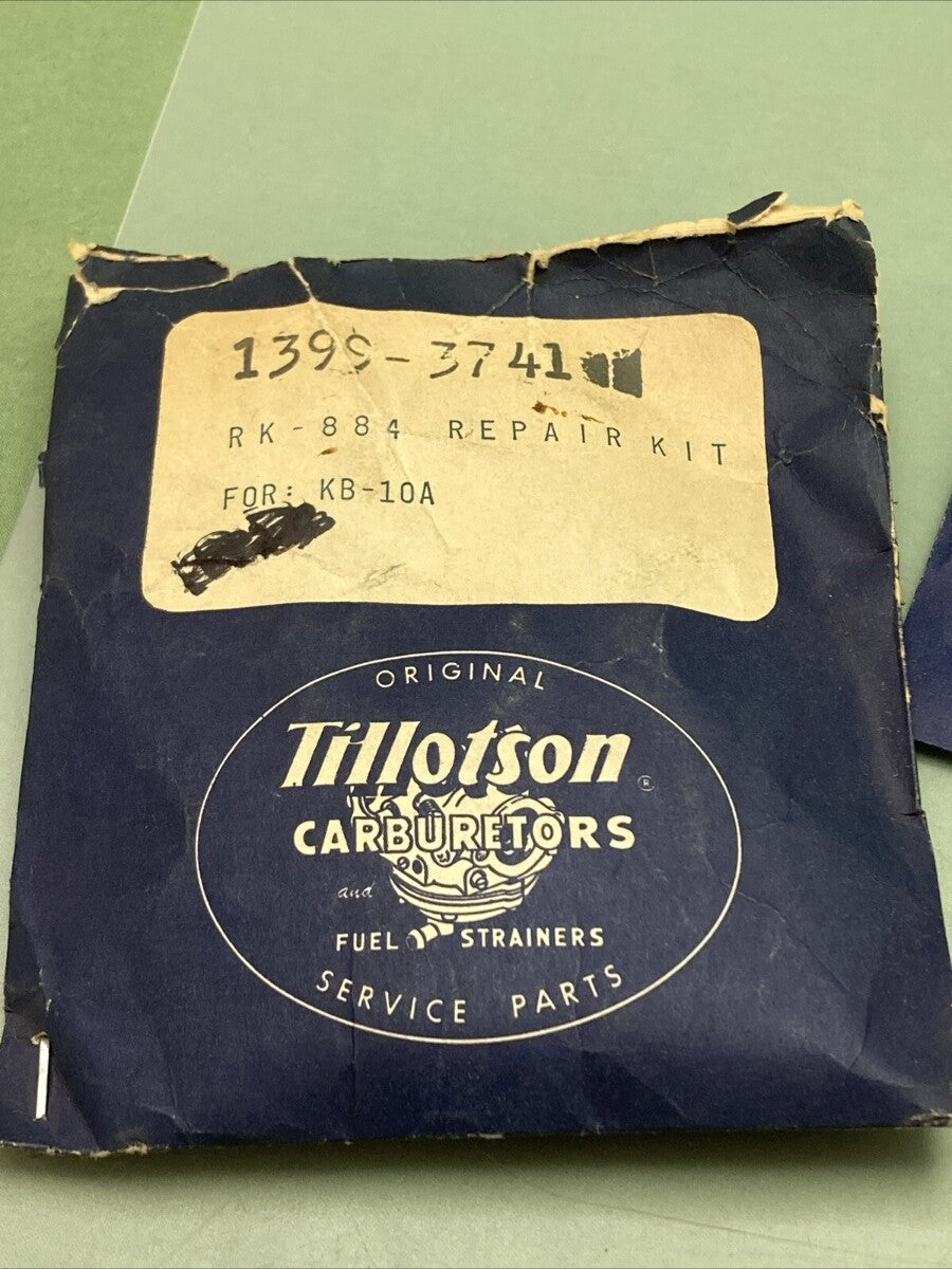 NEW TILLOTSON CARBURETORS RK-884 REPAIR KIT 1399-3741 REPLACES KB-10A