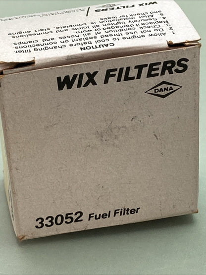 QTY 2 NEW WIX FILTERS 33052 FUEL FILTER