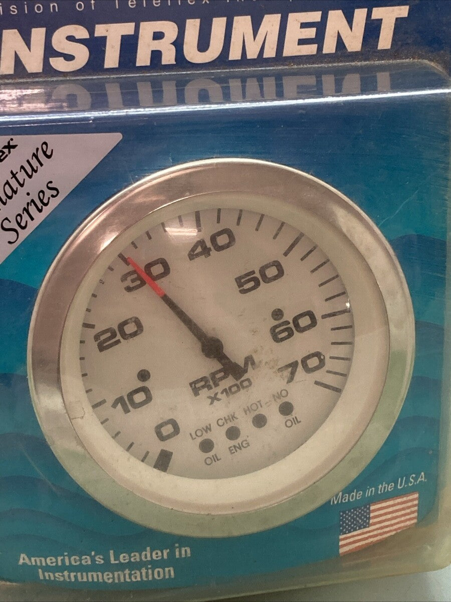 NEW TELEFLEX MORSE 64477FP TACHOMETER 7K, LIDO 3" BRP SYSTEM C
