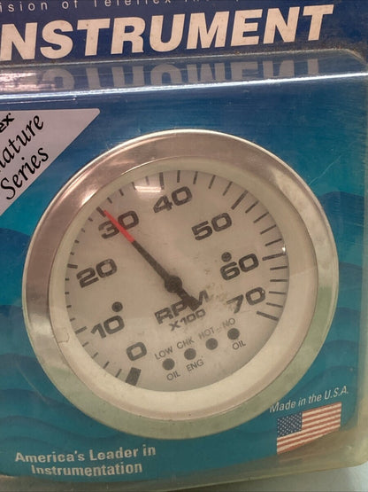 NEW TELEFLEX MORSE 64477FP TACHOMETER 7K, LIDO 3" BRP SYSTEM C