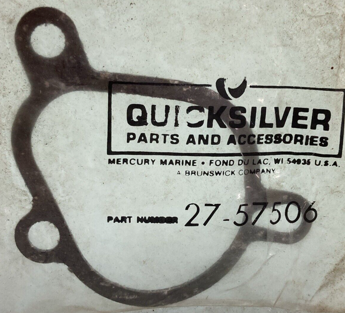 NEW GENUINE MERCURY QUICKSILVER 27-57506 CRANKSHAFT COVER GASKET
