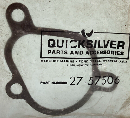 NEW GENUINE MERCURY QUICKSILVER 27-57506 CRANKSHAFT COVER GASKET