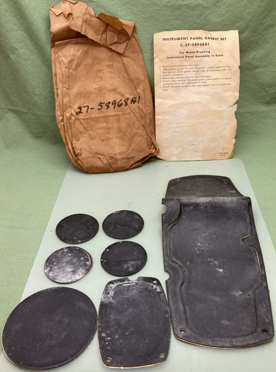 NEW REPLACES MERCURY 27-58968A1 ENGINE GASKET SET