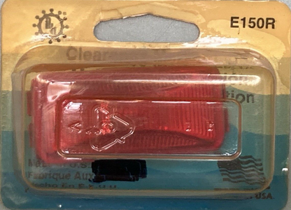 QTY2 NEW ANDERSON MARINE E150R WATERPROOF SIDE MARKER CLEARANCE LIGHT RED